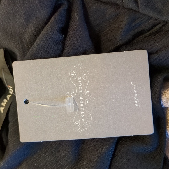 NWT Anthropologie Amadi | Lola Sleeveless A-line Dress Black & Tan | Size S - Picture 4 of 9